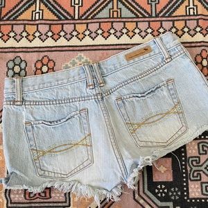 Abercrombie Cut Off Jean Shorts Light Wash Size 2